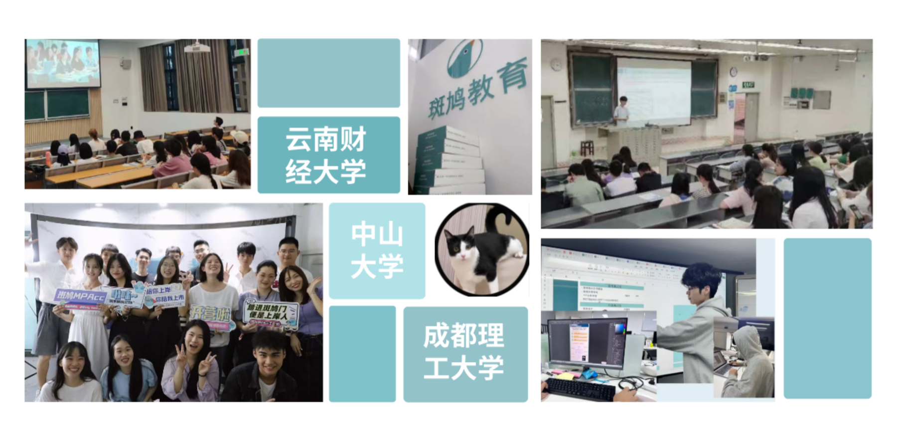 斑鸠高校活动与云南财经大学照片墙